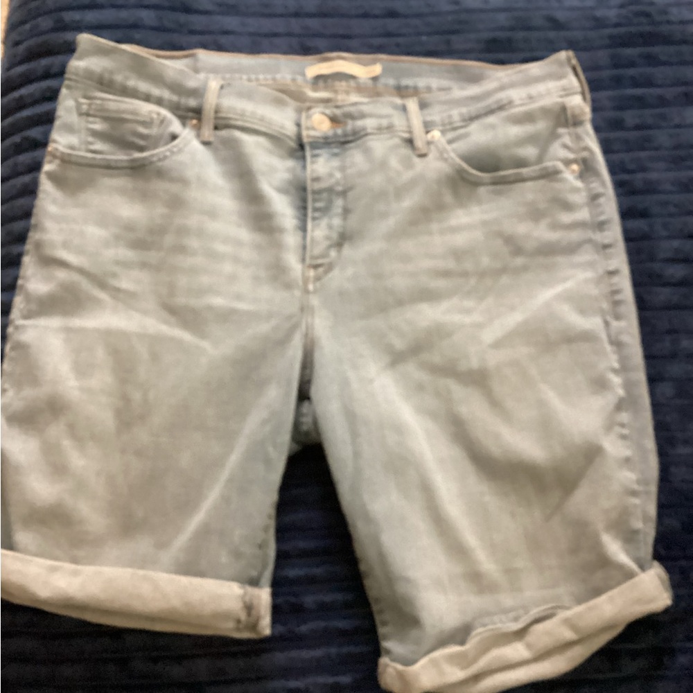 8. Levi Strauss Light Blue Denim Bermuda Shorts